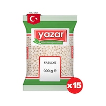 Yazar Kuru Fasulye 900 Gr. X 15 Adet