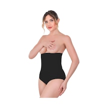 Siyah Mı Emay 2080 Yüksek Bel Çıtçıtlı Slip Korse Siyah