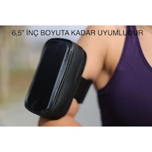 Motosiklet Kola Takılan Çantalı Kol Telefon Tutucu Gidona Bağlanabilir 7.3 Inç" E Kadar Destekler