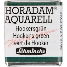 Schmincke Horadam Aquarell Artist Sulu Boya Hooker's Green Yarım Tablet