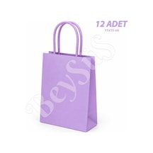 11x15 Cm Hediyelik Kağıt Çanta Lila 12 Adet Tüm Yaşlar