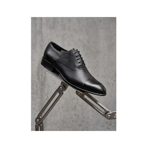 Crc Ayakkabı Black Signature Hakiki Deri Cap Toe Oxford Premium Siyah