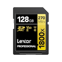 Prof 128gb 1800x Sdxc Uhs-ıı 270mb/s Read 180mb/s Write C10 V60 U3