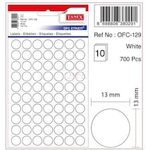 Tanex Etiket 10lu Ofc-129 2 Adet