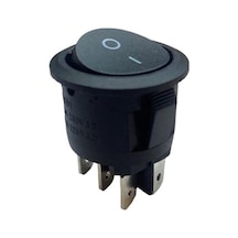 Ic-133-6 Yuvarlak Siyah 6p On/off Anahtar-179299