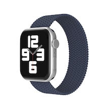 Apple Watch Uyumlu38mm Ayarlı Solo Silikon Kordon Saat Değildir - Lacivert