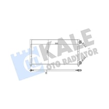 Fiat Doblo Klima Radyatoru 1.9 2002-2012 Kale 378200