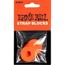 Ernıe Ball P05620 Strap Blocks 4pk Sthb Org. 4'lü Paket