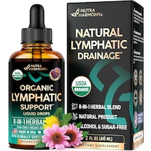 Nutraharmony Organic Lymphatic Drainage Supplement 60 Ml Usa Menşeii Orijinal Dmmedicineden