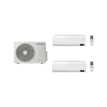 Samsung Windfree 12+18 Btu/h Iç Ünite 8 Kw Dış Ünite A++ 27300 Btu 1+2 Sistem Multi Inverter Duvar Tipi Klima