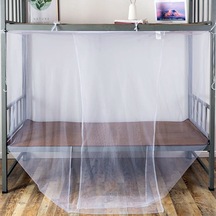 Mufunye Öğrenci Yurtu İki Kişilik Yukarı-aşağı Yataklı Moskitoya Dayanıklı Ultra Yoğun Beyaz Panjur 120x200 Cm