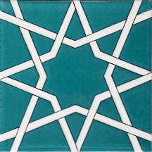 Armada Çini 20x20 Cm Sp 94 Yıldız Kütahya Çinisi Selçuklu Çini Ka
