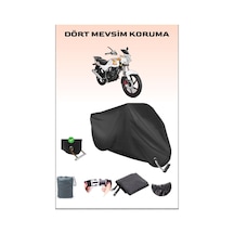 Siyah Yu-ki Yk150-g Için Kilit Uyumlu Motosiklet Branda, Güvenli, Su Geçirmez