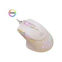 M2 Kablolu Espor Oyuncu Mouse Rgb 12800 Dpı Ledli Gaming Mouse Software 9 Makro Sensor Diğer