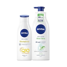 Nivea Q10 Sıkılaştırıcı Vücut Losyonu 250 ML + Aloe Vera Vücut Losyonu 400 ML