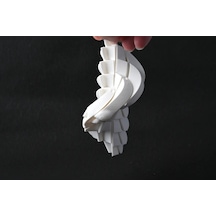 Bezos 3d Baskı Kafatası Fidget Uzayan Spiral Kafatası Stres Oyuncağı Cadılar Bayramı Dekoru Beyaz Rengaren