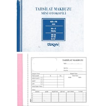 Özkan Tahsilat Makbuzu Otokopili Mini 50X2 Nüsha 12 ADET **