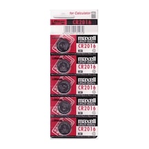 Maxell Cr2016 3v Lityum Düğme Pil 5'li Paket Evimdeyokyok