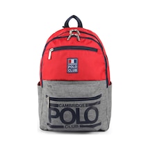 Cambridge Polo Club Street Style Dört Bölmeli Unisex Okul Sırt Ça Karışık