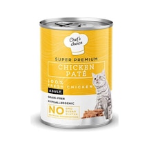 Pate Chicken Tavuklu Tahılsız Ezme Yetişkin Kedi Konservesi 400 Gr