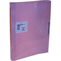 Bafix Tam Kapak Dosya Karton Pembe