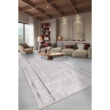 Youdayhomecollection Valoria-vizon/gri - Salon,oturma Odası Ve Koridor Halısı-robot Süpürgeye Uyumlu-kolay Temizlenebilir - 80x100 Çok Renkli