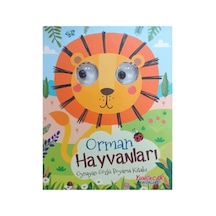 Oynayan Gözlü Boyama Kitabı Orman Hayvanları - Ayho-761732