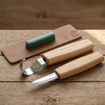 Beavercraft S01 Ahşap Kuksa Kaşık Oyma Bıçağı Seti 4 Parça