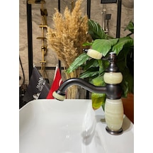 İsaoğlu Yapı Siyah Lavabo Bataryası Mermer Tasarım Country Design Siyah Lavabo Musluğu Siyah