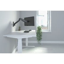 Tekli, Gaz Basınçlı Yaya Sahip Duvar Tipi Monitör Tutucu 32",maks