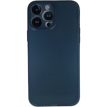 Apple Uyumlu iPhone 13 Pro Kılıf Pp Ultra İnce Kapak Mavi,
