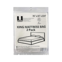 King Yatak Poli Kılıfları, 76 X 15 X 104 İnç, 2'li Paket Diğer