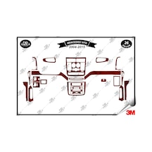 Mercedes Vito 2004-2015 Torpido Konsol Trim Göğüs Maun Kaplama Set 26 Parça Maun