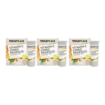 You-Plus Vitamin C Çinko Propolis 20 Efervesan Tablet 3 Adet
