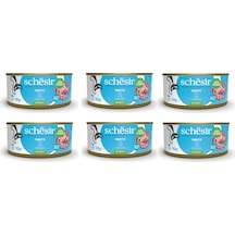 Schesir Ton Balıklı Tam Ve Dengeli Kedi Konserve Jöleli 140 Gr. X 6 Adet