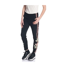 Bulalgiy Kadın Siyah Nakış Işlemeli Pantolon - Bga038534