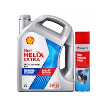 Shell Helix Extra Pro Arl 5w-30 3 5 Litre + Würth Balata Spreyi 500 ML