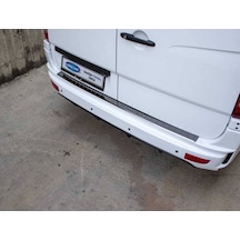 Mercedes Sprinter W906 Siyah Krom Arka Tampon Eşiği 2006-2018 Ara