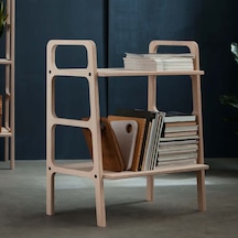 Woodesk Foresta, Ahşap Kitaplık, 75x40, Natural Renk, Cpt4656-75