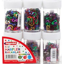 Elişi Harfler ve Rakamlar 12'Li Set