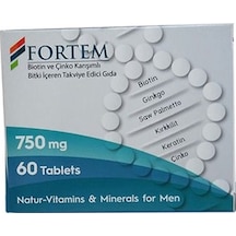 Fortem Biotin Ve Çinko 60 Tablet X 750 Mg