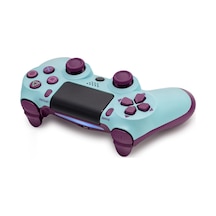Ps4 Uyumlu Kablosuz Gamepad Oyun Kolu - Mor Turkuaz Nd400e