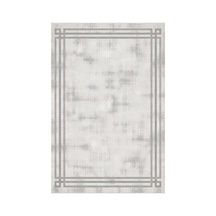 Kartela Halı Rilo Halı Kaymaz Taban Makinede Yıkanabilir Halı Açık Gri - 80 X 120 Cm