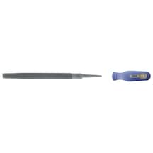 Fett 350mm Tome İnce Diş Saplı Yarım Yuvarlak Eğe