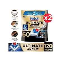 Ultimate Plus Hepsi Bir Arada 120 Kapsül Bulaşık Makinesi Deterjanı Tableti 60x2