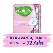 Molped Hijyenik Ped Ultra Normal Süper Avantaj Paketi 72 Adet