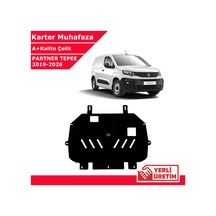 Peugeot Partner Tepee 2019-2026 Çelik Karter Muhafaza Çelik Koruma Sacı A+ Kalite Yerli Üretim