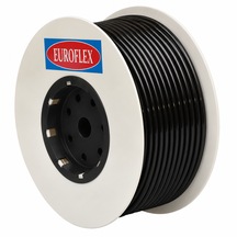 Euroflex 2x4 Mm 200 Metre Siyah Poliüretan Pnömatik Hava Hortumu 1 Top Eu2040