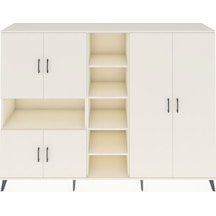 Hyperion Dolap 13 Raflı 6 Kapaklı 220x44x163 Aytaşı-aytaşı Aytaşı-aytaşı