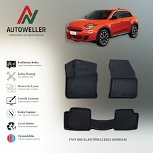 Fiat 600 Elektrikli 2023 Sonrası Uyumlu Havuzlu Oto Paspas